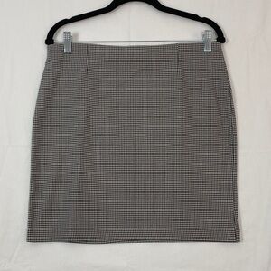 Dynamite Pencil Skirt Mini Houndstooth Pattern